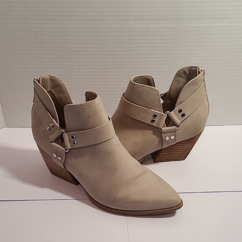 Dolce Vita Tan Ankle Boots for Women Size 9